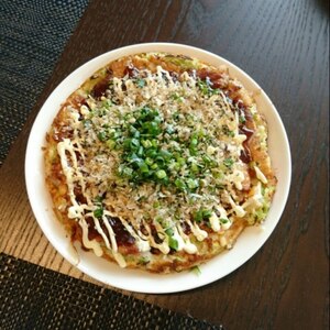 小麦粉で簡単☆キャベツたっぷりお好み焼き